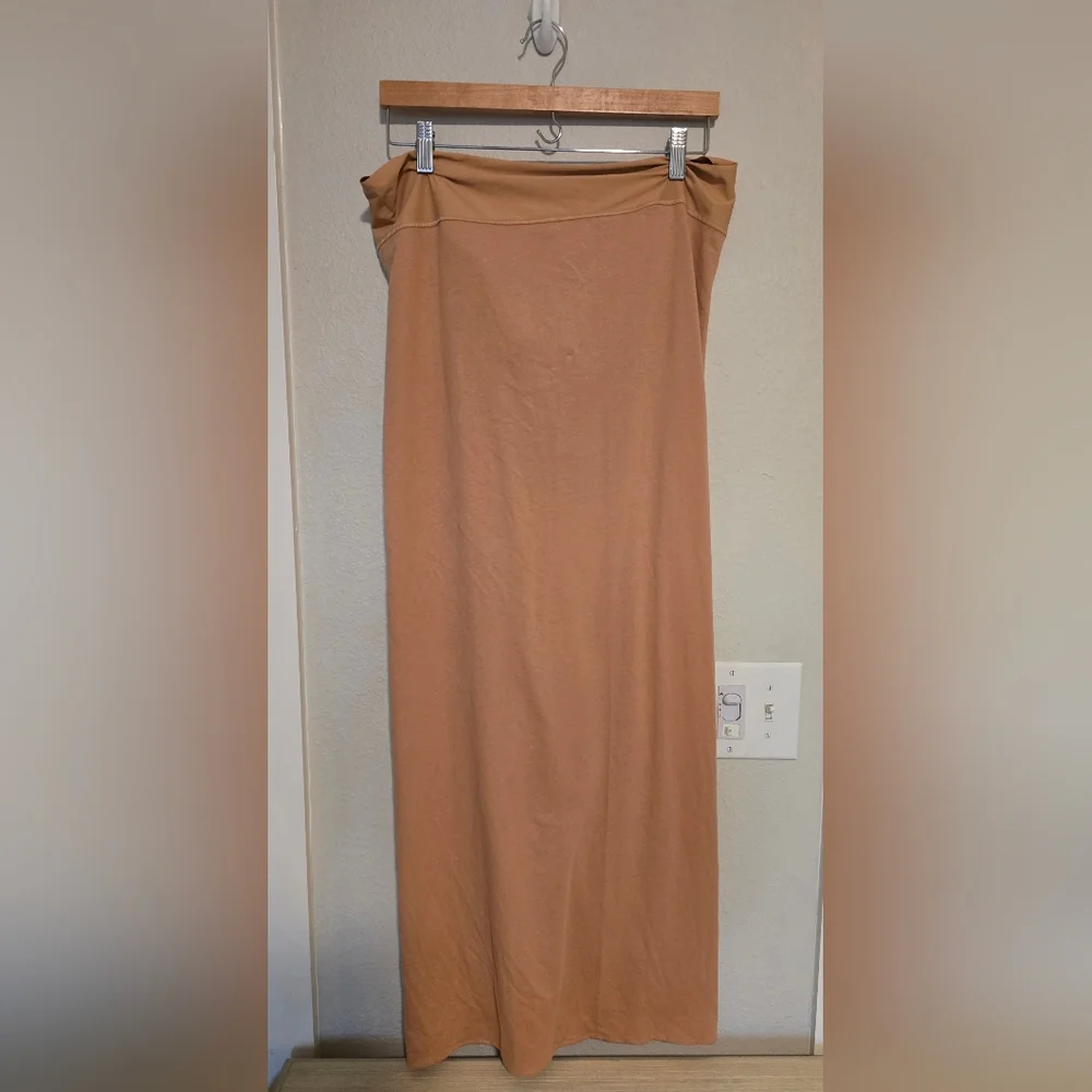 SKIMS Wrap Sarong Swim Coverup in Ochre NWT